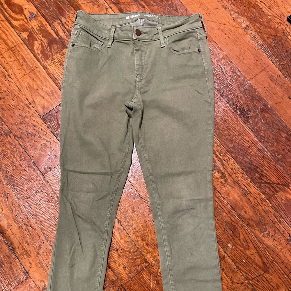 Green jeans